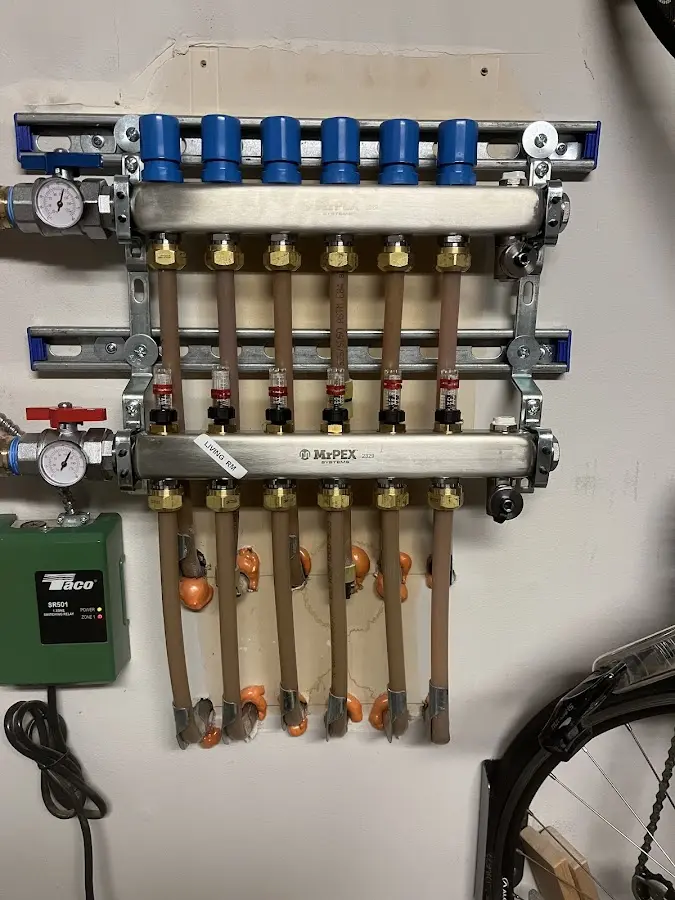 Plumber performing Leak Detection at a residential property in Girard